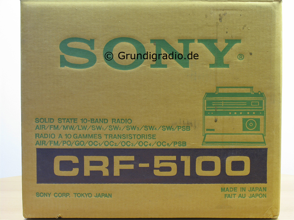 SONY CRF 5100 EARTH ORBITER
