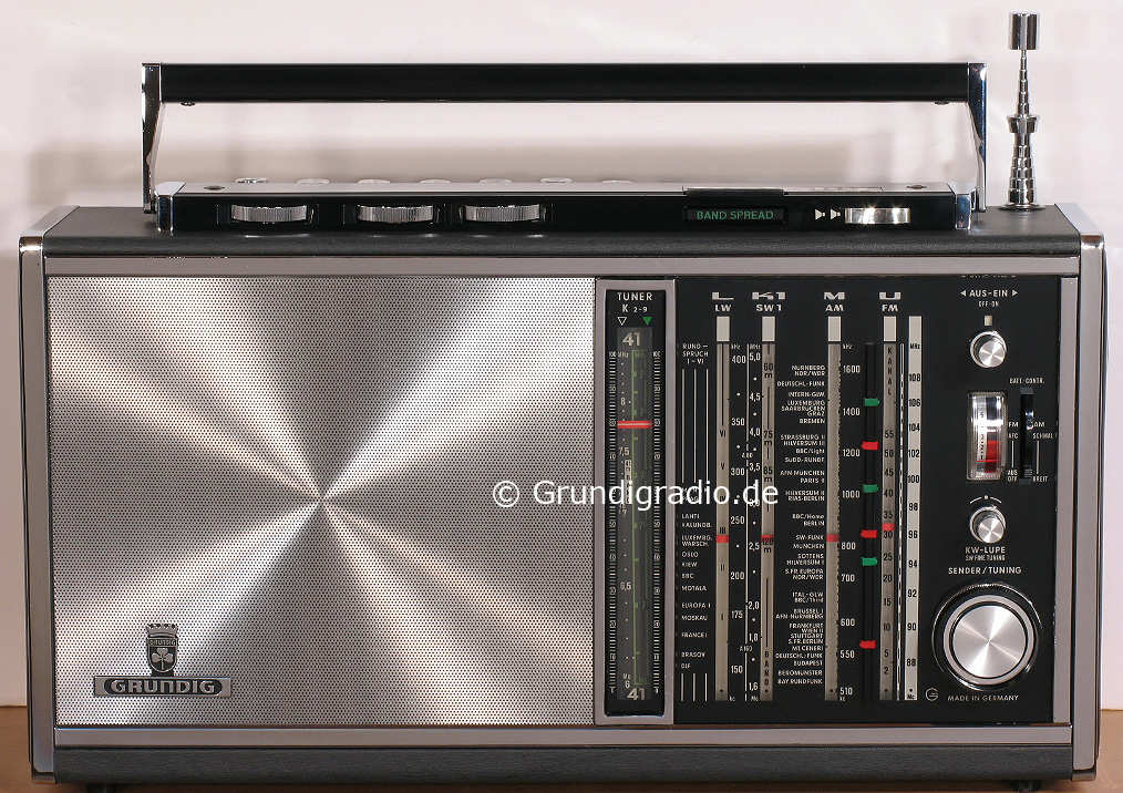 Grundig Satellit 208 Transistor 6000