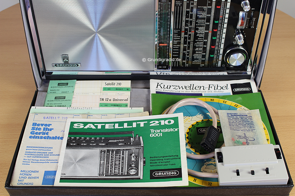 Weltempfnger Grundig Satellit 210 Transistor 6001