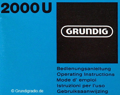 Kofferradio Grundig Satellit 2000 Weltempfnger